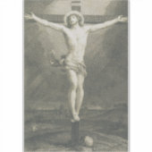 Kreuzigung Jesu Christi Aufkleber (Vorderseite)