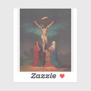 Kreuzigung Jesu Christi Aufkleber