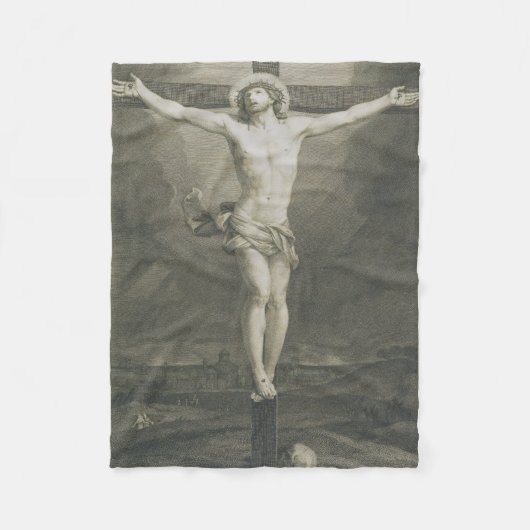 Kreuzigung Jesu Christi Fleecedecke (Vorderseite)