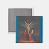 Kreuzigung Jesu Christi Magnet (Vorderseite/Rückseite)