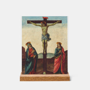 Kreuzigung Jesu durch Cosimo Rosselli  Acrylschild
