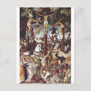 Kreuzigung Jesu durch Gaudenzio Ferrari Postkarte