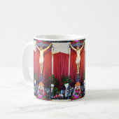 Kreuzigung Jesu Kaffeetasse (Vorderseite Links)