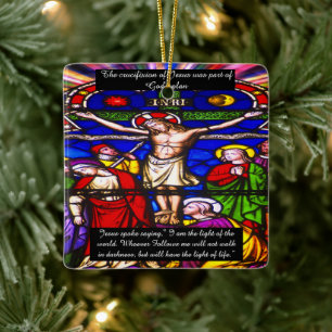 Kreuzigung Jesu Keramikornament