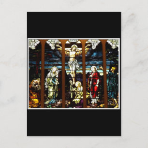 Kreuzigung - Jesus am Kreuz (festes Glas) Postkarte