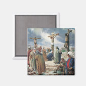 Kreuzigung Magnet (Vorderseite/Rückseite)