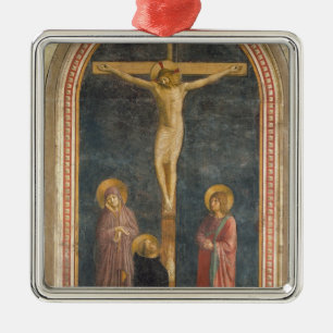 Kreuzigung mit der Jungfrau, SS. John das Evangeli Silbernes Ornament