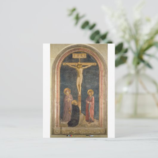 Kreuzigung mit der Jungfrau, SS. John the Evangeli Postkarte (Stehend Vorderseite)