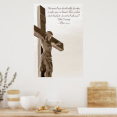 Kreuzigung mit Jesus-Christus-Poster Poster (Küche)