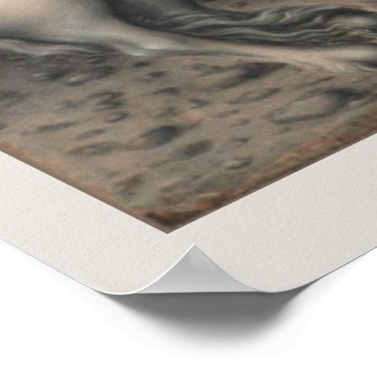 Kreuzigung mit konvertiertem Zentrum Poster (Ecke)