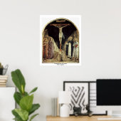 Kreuzigung mit St. Dominic von Fra Angelico Poster (Heimbüro)
