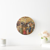 Kreuzigung Runde Wanduhr (Zuhause)