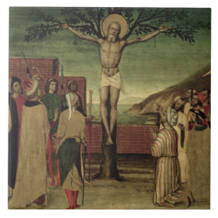 Kreuzigung von St Andrew Fliese
