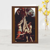 Kreuzigung von St Peter durch Reni Guido Karte (Gelbe Blume)