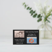 Kreuzkarte Visitenkarte (Stehend Vorderseite)