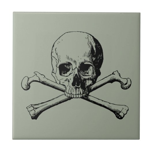 Kreuzknochen Fliese (Vorderseite)