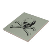 Kreuzknochen Fliese (Seite)