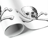 Kreuzknochen Geschenkpapier (Rolleneckpunkt)