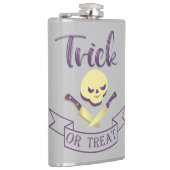 Kreuzknochen Halloween Band T Flachmann (Rechts)