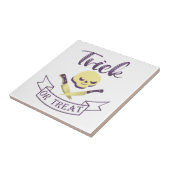 Kreuzknochen Halloween Band T Fliese (Seite)