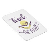 Kreuzknochen Halloween Band T Magnet (Rechte Seite)