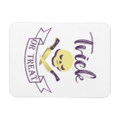 Kreuzknochen Halloween Band T Magnet (Horizontal)