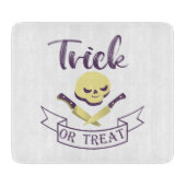 Kreuzknochen Halloween Band T Schneidebrett (Vorderseite)