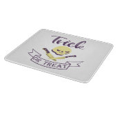 Kreuzknochen Halloween Band T Schneidebrett (Ecke)