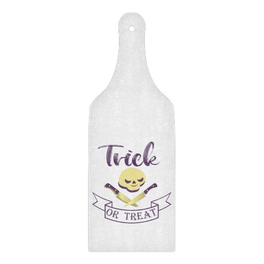 Kreuzknochen Halloween Band T Schneidebrett (Vorderseite)