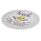 Kreuzknochen Halloween Band T Schneidebrett (Ecke)