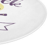 Kreuzknochen Halloween Band T Schneidebrett (Ecke)