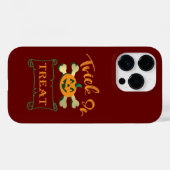 Kreuzknochen Halloween-Kürbis zu Trick oder zu Gas Case-Mate iPhone Hülle (Rückseite (Horizontal))