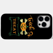 Kreuzknochen Halloween-Kürbis zu Trick oder zu Gas Case-Mate iPhone Hülle (Rückseite (Horizontal))