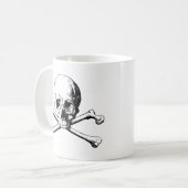 Kreuzknochen Kaffeetasse (Vorderseite Links)