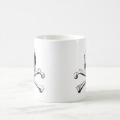Kreuzknochen Kaffeetasse (Mittel)
