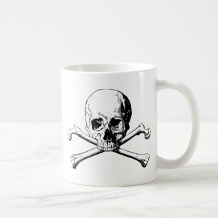 Kreuzknochen Kaffeetasse