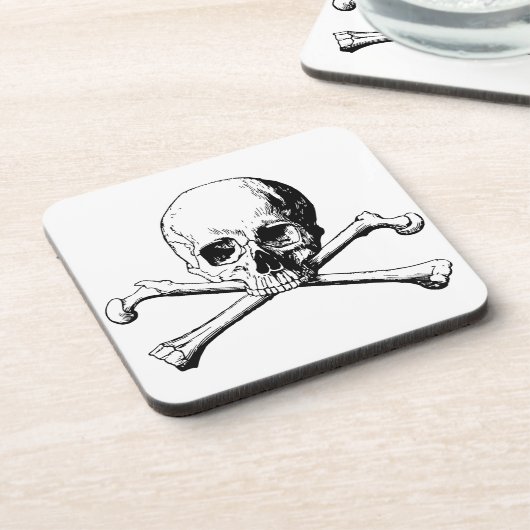 Kreuzknochen Untersetzer (Linke Seite)