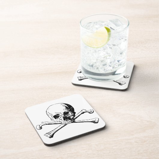 Kreuzknochen Untersetzer (Rechte Seite)