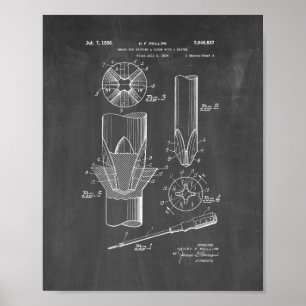 Kreuzkopfschraubenzieher-Patent - Tafel Poster
