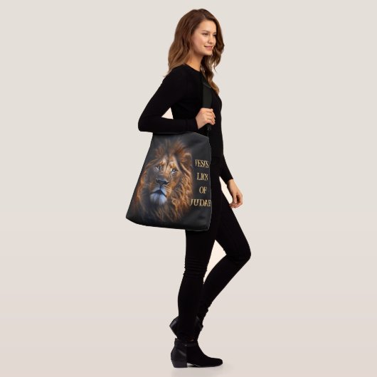 Kreuzkörper Tote Tasche Jesus Christus Löwe Judah (Am Model)