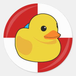 Kreuzküken Kids sammelbar Runder Aufkleber