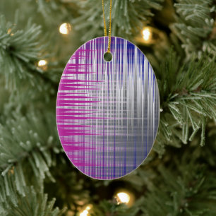 Kreuzlinien Keramik Ornament