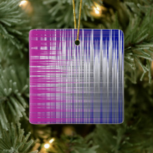 Kreuzlinien Keramikornament