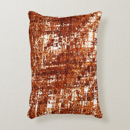 Kreuzlinien und rustikale Quadratzkerbe Dekokissen