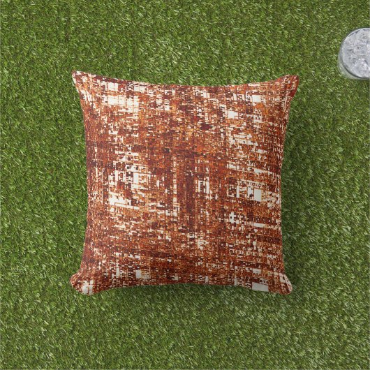 Kreuzlinien und rustikale Quadratzkerbe Kissen (Golfball-Marker)