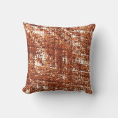 Kreuzlinien und rustikale Quadratzkerbe Kissen (Vorderseite)