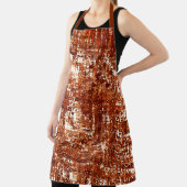 Kreuzlinien und rustikale Quadratzkerbe Schürze (InSitu)