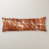 Kreuzlinien und rustikale Quadratzkerbe Seitenschläferkissen (Rückseite)