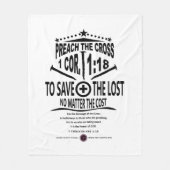 Kreuzmeldung Fleecedecke (Vorderseite)