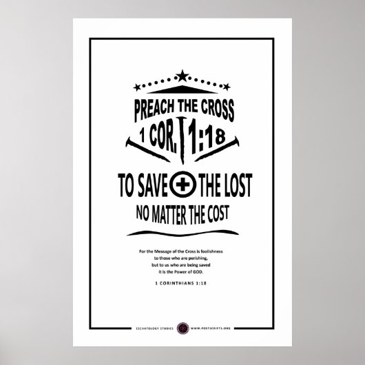 Kreuzmeldung Poster (Vorne)